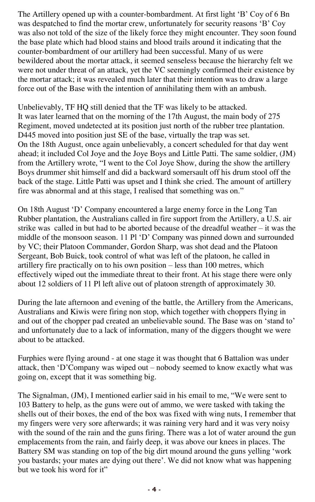 103 Sig Sqn - Story 6-4