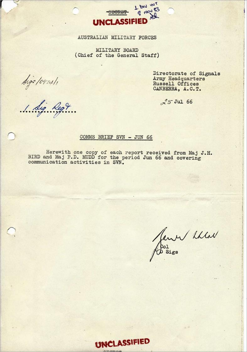 SO Sigs VN Comms Brief Jun 1966